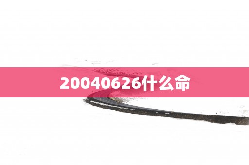 20040626什么命