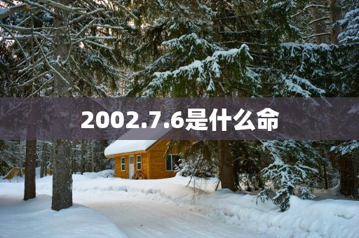2002.7.6是什么命