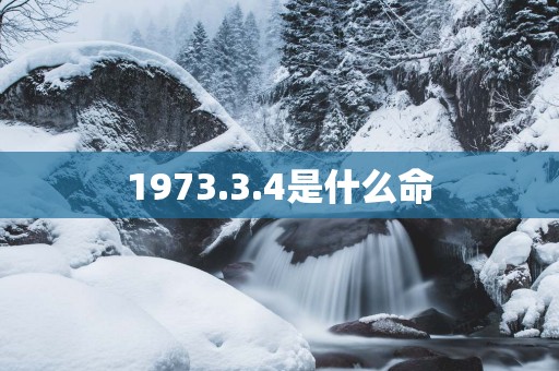 1973.3.4是什么命