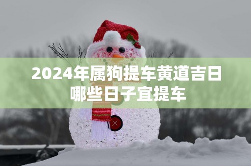 2025年属狗提车黄道吉日 哪些日子宜提车