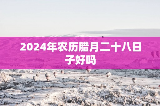 2025年农历腊月二十八日子好吗
