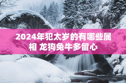 2025年犯太岁的有哪些属相 龙狗兔牛多留心