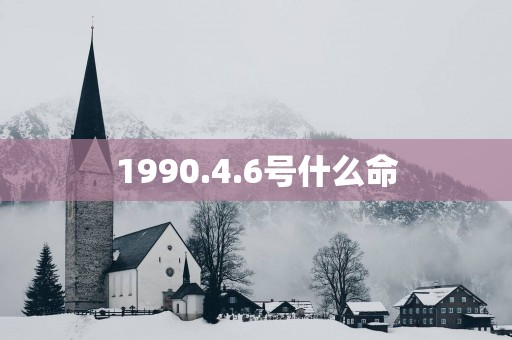 1990.4.6号什么命