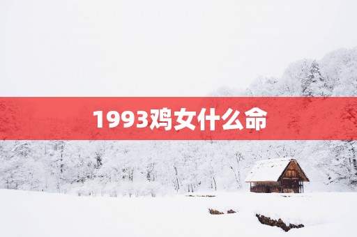 1993鸡女什么命