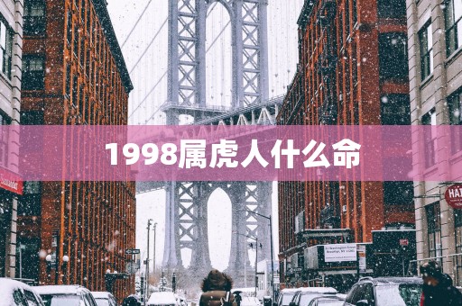 1998属虎人什么命