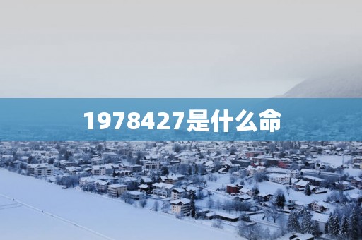 1978427是什么命