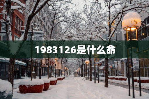 1983126是什么命