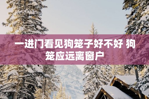 一进门看见狗笼子好不好 狗笼应远离窗户