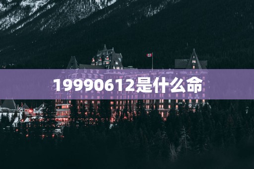19990612是什么命
