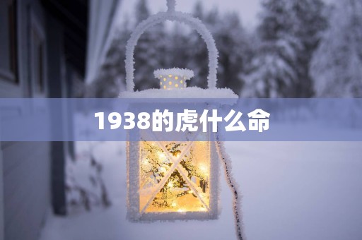1938的虎什么命