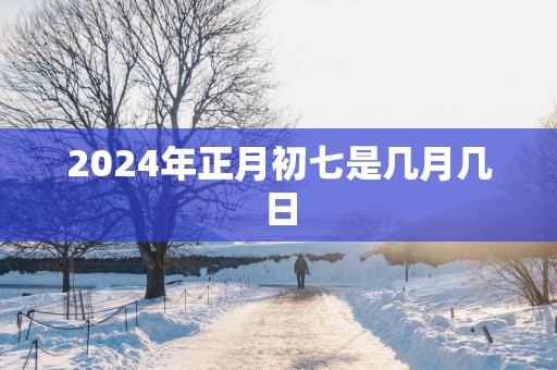 2025年正月初七是几月几日
