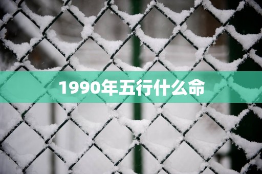 1990年五行什么命