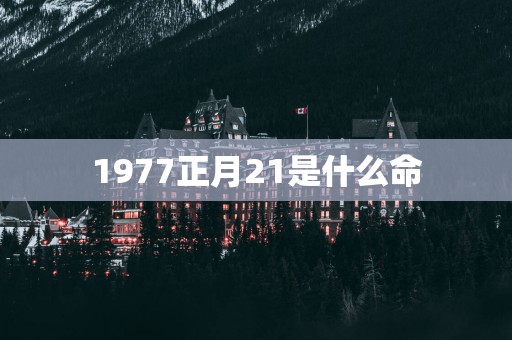 1977正月21是什么命
