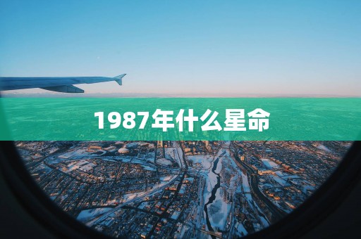 1987年什么星命