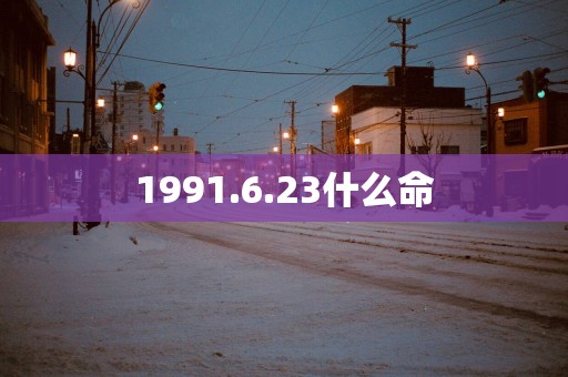 1991.6.23什么命