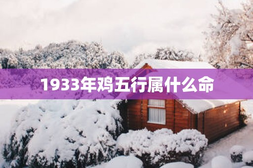1933年鸡五行属什么命