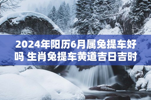 2025年阳历6月属兔提车好吗 生肖兔提车黄道吉日吉时