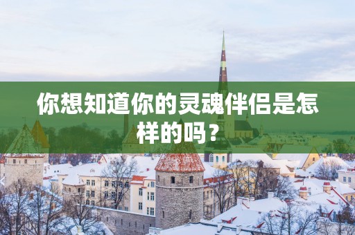 你想知道你的灵魂伴侣是怎样的吗？
