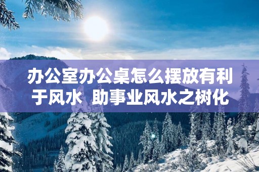 办公室办公桌怎么摆放有利于风水  助事业风水之树化玉