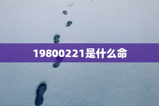 19800221是什么命