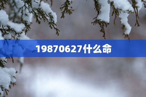19870627什么命