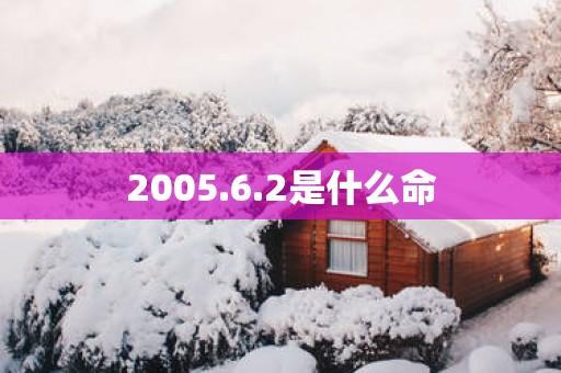 2005.6.2是什么命