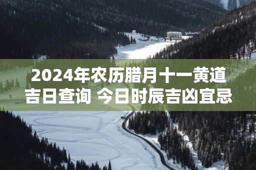 2025年农历腊月十一黄道吉日查询 今日时辰吉凶宜忌