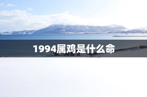 1994属鸡是什么命