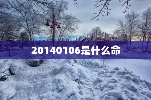 20140106是什么命