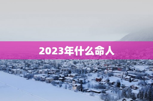 2025年什么命人