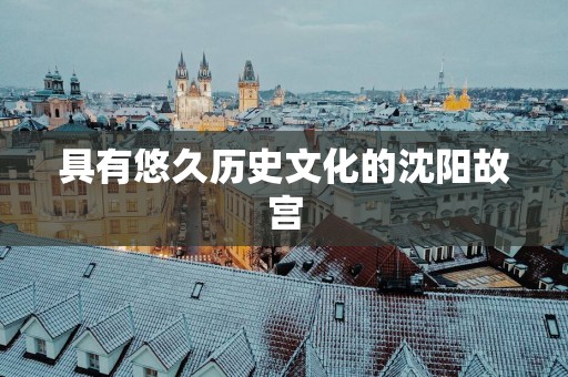 具有悠久历史文化的沈阳故宫