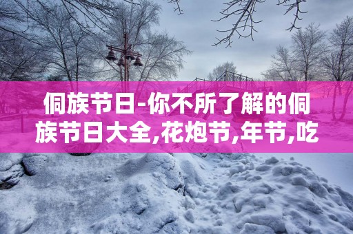 侗族节日-你不所了解的侗族节日大全,花炮节,年节,吃新节等