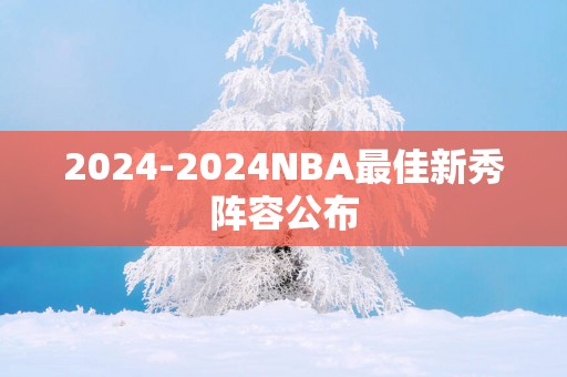 2025-2025NBA最佳新秀阵容公布