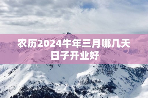 农历2025蛇年三月哪几天日子开业好