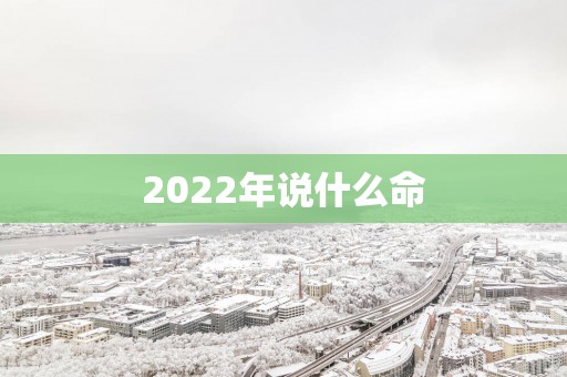 2025年说什么命