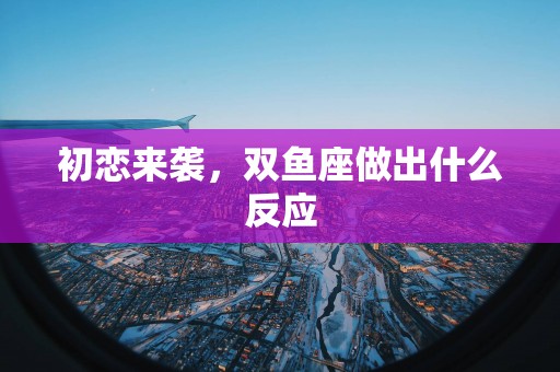 初恋来袭，双鱼座做出什么反应