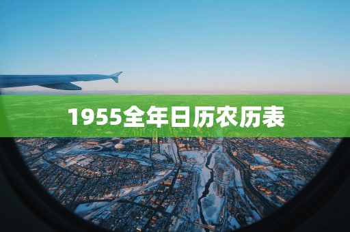 1955全年日历农历表