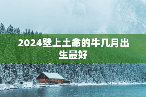 2025壁上土命的牛几月出生最好