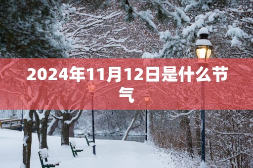2025年11月12日是什么节气