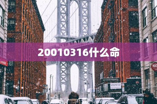 20010316什么命