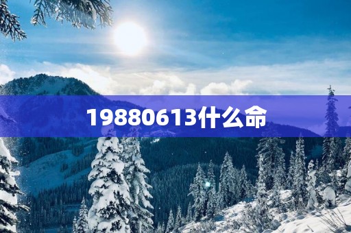 19880613什么命