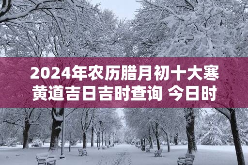 2025年农历腊月初十大寒黄道吉日吉时查询 今日时辰吉凶