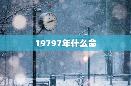 19797年什么命
