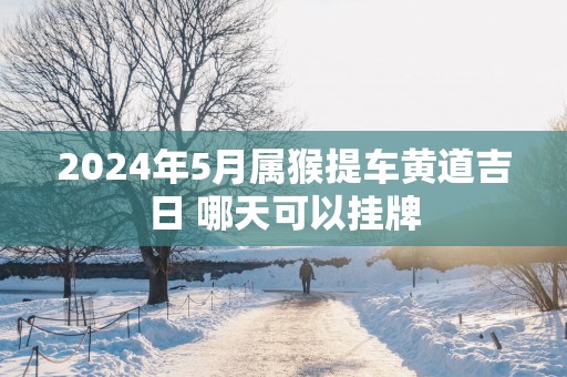 2025年5月属猴提车黄道吉日 哪天可以挂牌