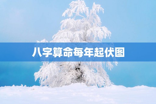 八字算命每年起伏图