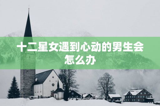 十二星女遇到心动的男生会怎么办