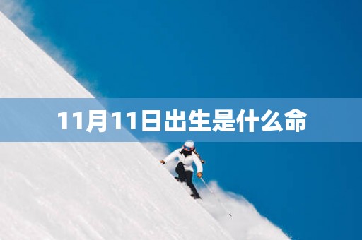 11月11日出生是什么命