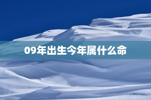09年出生今年属什么命