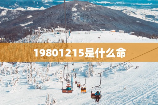 19801215是什么命