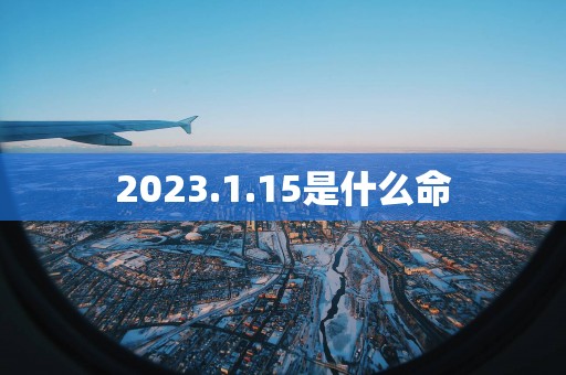 2025.1.15是什么命